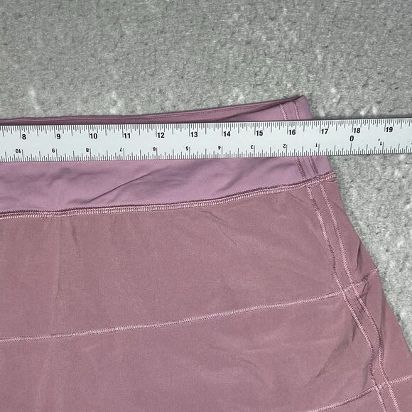 Lululemon Skirt Womens Size 10 Pink Pace Rival Mid Rise Tennis Skort Athletic - Picture 5 of 13